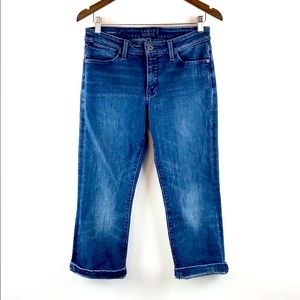 LUCKY BRAND | Cropped Stretchy Mid-Rise Jeans